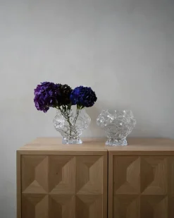 Canyon Vase Medium, clear fra Hein studio