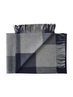 Caracas Plaid, black fra Silkeborg Uldspinderi