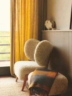 Caracas Plaid, caramel fra Silkeborg Uldspinderi