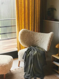 Caracas Plaid, umber fra Silkeborg Uldspinderi