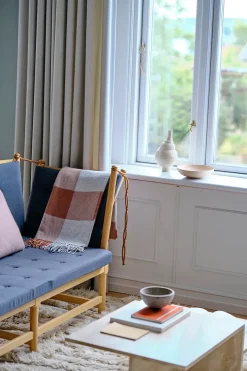 Caracas Plaid, umber fra Silkeborg Uldspinderi