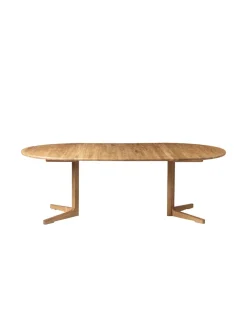 C69E Spisebord inkl. 2 tillægsplader fra FDB Møbler