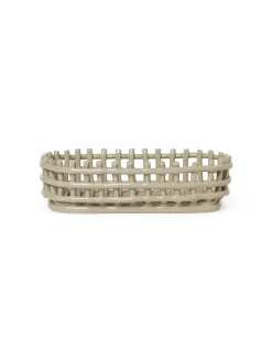Ceramic Basket, oval fra Ferm Living