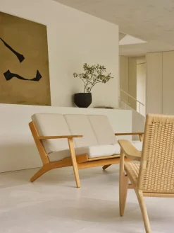 CH293 3 pers. sofa, eg olie af Hans J. Wegner