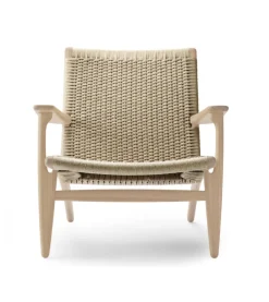 CH25 Loungestol, eg olie af Hans J. Wegner