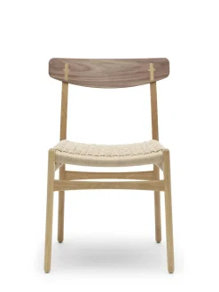 CH23 Spisestol, eg hvidolie af Hans J. Wegner