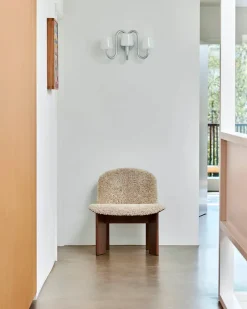 Chisel Lounge Chair u/polstring fra Hay