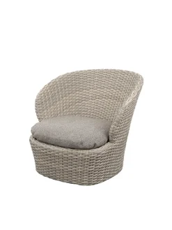 Coast Loungestol med. Swivel, sand fra Cane-line