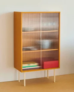 Colour Cabinet, tall med glasdøre fra Hay