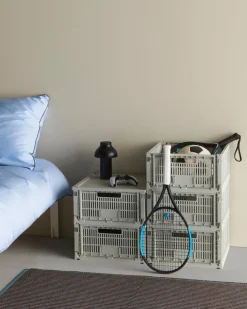 Colour Crate Large Square, Grey fra Hay