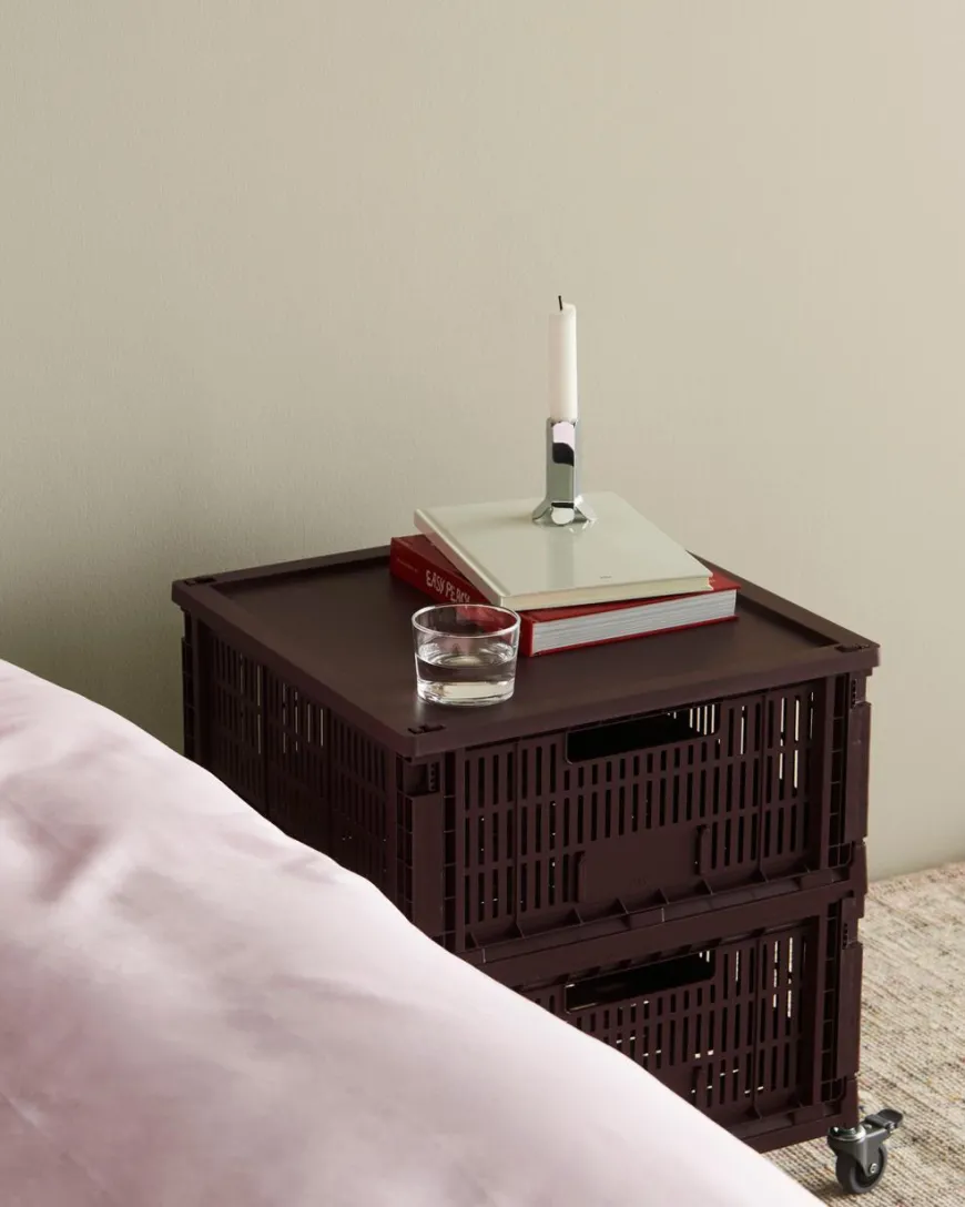 Colour Crate Large Square, Grey fra Hay