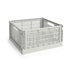 Colour Crate Large Square, Grey fra Hay
