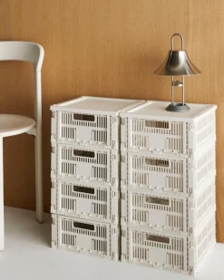 Colour Crate Medium Square, Off white fra Hay