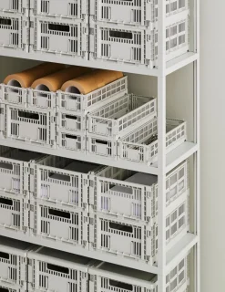 Colour Crate Mini Oblong, Grey fra Hay