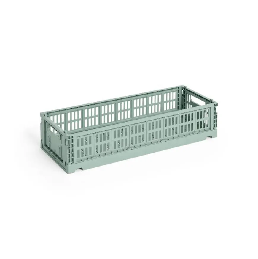 Colour Crate Mini Oblong, Sage green fra Hay