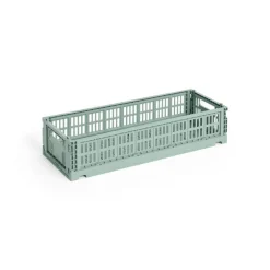 Colour Crate Mini Oblong, Sage green fra Hay