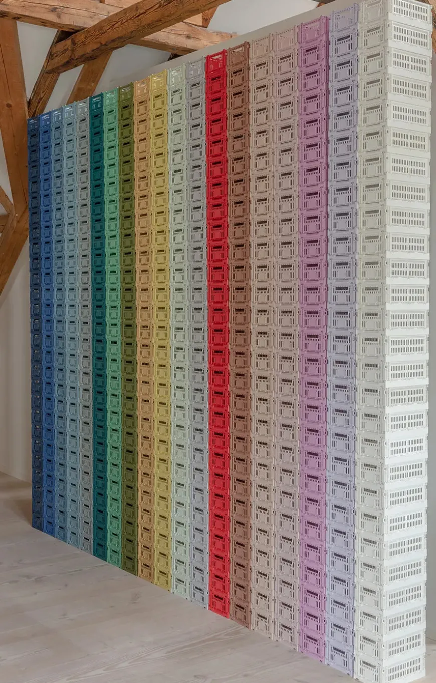 Colour crate S, mix golden yellow fra Hay