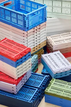 Colour Crate Small, Charcoal fra Hay