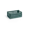 Colour Crate Small, Dark green fra Hay