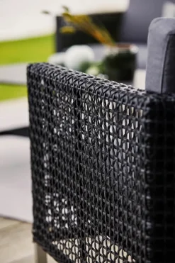 Connect Loungestol, black/antracite fra Cane-line