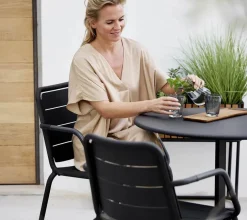 Copenhagen Stol m/armlæn fra Cane-line