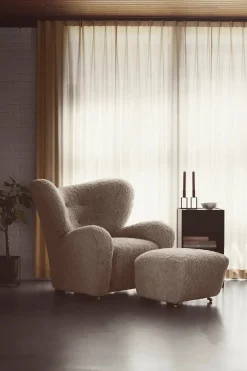 Den Trætte Mand inkl. Skammel, moonlight fra Audo Copenhagen