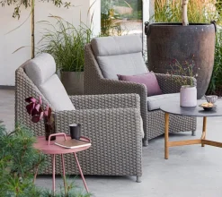 Diamond Highback Stol inkl. hynde fra Cane-line