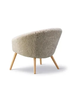 Ditzel Lounge Chair, lammeskind fra Fredericia Furniture