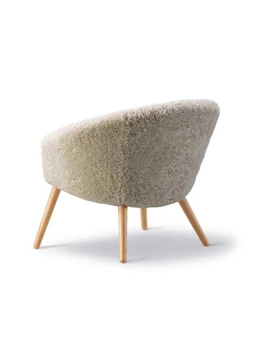 Ditzel Lounge Chair, lammeskind fra Fredericia Furniture