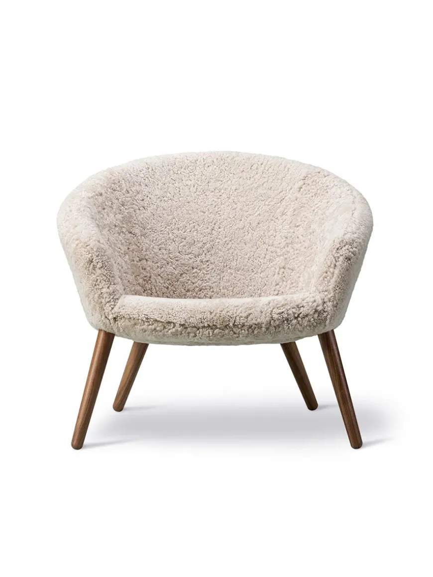 Ditzel Lounge Chair, lammeskind fra Fredericia Furniture