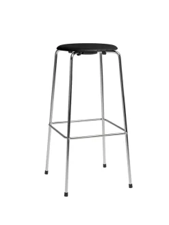 Dot Høj Barstol m. 4 ben, sortlakeret ask af Arne Jacobsen