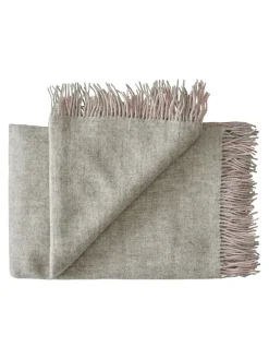 Drejø Plaid, camel fra Silkeborg Uldspinderi