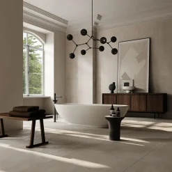 Drop Chandelier Globe, Burned Black fra 101 Copenhagen