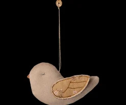 Fabric ornament, Fugl - Vinter hjerte