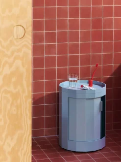 Facet Cabinet Incl. Feet And Castors, low fra Hay