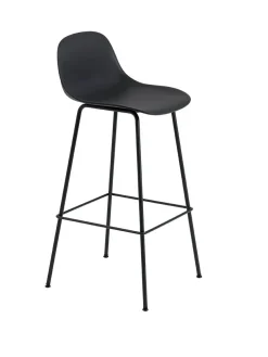 Fiber Barstool tube w. back fra Muuto