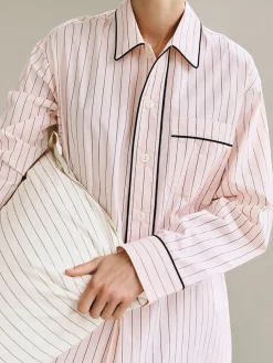 Fineline Long Nightshirt fra Hay