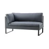 Flex 2 pers. Modulsofa inkl. Sunbrella Hynde, højre fra Cane-line