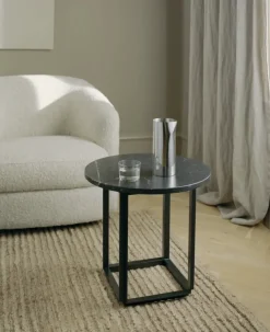 Florence sidebord Ø50, white viola fra New Works