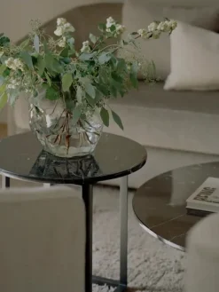 Florence sidebord Ø50, white viola fra New Works