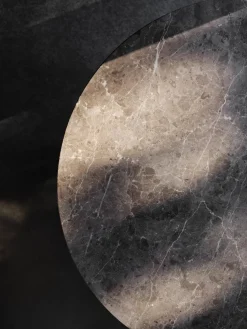 Florence sofabord Ø90, black marquina fra New Works