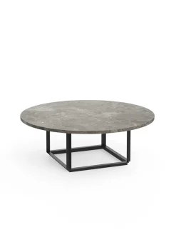 Florence Sofabord Ø90, gris du marais/beige grey fra New Works