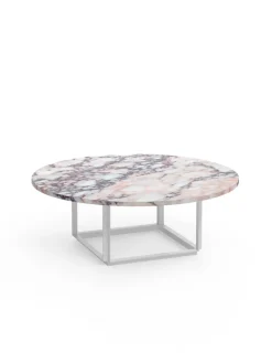 Florence Sofabord Ø90, gris du marais/beige grey fra New Works