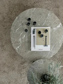 Florence sofabord Ø90, white viola fra New Works