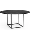 Florence spisebord Ø145, black marquina fra New Works