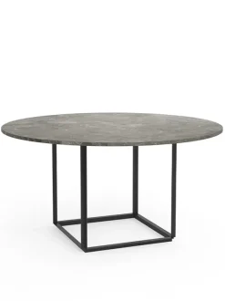 Florence spisebord Ø145, black marquina fra New Works