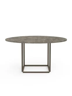 Florence spisebord Ø145, white viola fra New Works