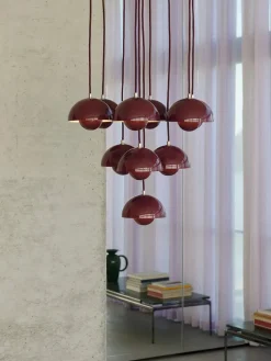 Flowerpot Chandelier VP10, 31 pendants fra &Tradition
