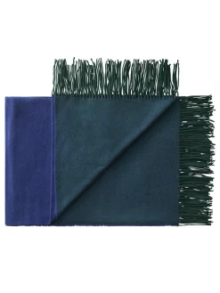 Franja Plaid, green/blue fra Silkeborg Uldspinderi