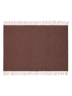 Franja Plaid, pink/yellow fra Silkeborg Uldspinderi